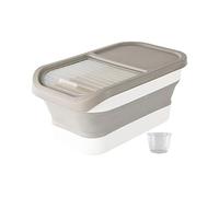 Ioensy Boîte de Conservation pour Animaux de Compagnie, conteneur hermétique pour Aliments secs, capacité de 10 kg, Couleur Kaki