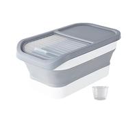 Ioensy Boîte de Rangement pour Aliments pour Chien et Chat, conteneur de Riz, Distributeur Pratique 10 kg Organisateur Conteneur de Grains Conteneur de,