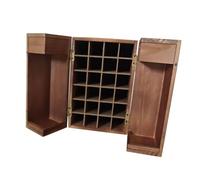 Ioensy Boîte de Rangement Rectangulaire En Bois pour Huiles Essentielles, Idéale pour Exposer Des Collections de Cosmétiques, de Parfums et D'objets Arti
