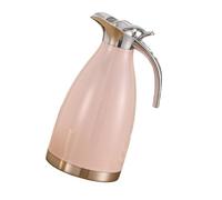 Ioensy Bouilloire Isotherme En Acier Inoxydable 2,0 L à Double Paroi 14,3 X 28,5 Cm, Distributeur de Boissons Polyvalent pour Les et Le Camping, Rose