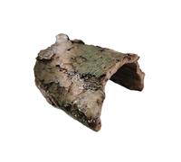 Ioensy Cachette pour Aquarium, Grotte pour, Accessoires pour Habitat, Décoration en Résine pour Aquarium, Bûche Creuse pour Reptiles Betta, Style B