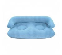 Ioensy Canapé Gonflable Sofa Gonflable Fauteuil Lit Pneumatique Mobilier de Loisirs en PVC avec Grand Espace d'Assise et Transport Aisé Adapté au Salon, Rouge, Sac Double Opp