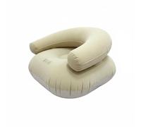 Ioensy Canapé Gonflable Sofa Gonflable Fauteuil Lit Pneumatique Mobilier de Loisirs en PVC avec Grand Espace d'Assise et Transport Aisé Adapté au Salon, Bleu Ciel, Sac Opp Double