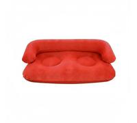 Ioensy Canapé Gonflable Sofa Gonflable Fauteuil Lit Pneumatique Mobilier de Loisirs en PVC avec Grand Espace d'Assise et Transport Aisé Adapté au Salon, Noir, Double Sac Opp