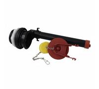 Ioensy Clapet de Chasse d'Eau pour Toilette Mécanisme Soupape Flotteur Joint Action de Chasse Contrôlée Assemblage Fractionné Pièces Visibles Adapté aux