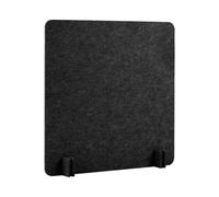 Ioensy Cloison Acoustique Bureau Diviseur de Table Autonome Séparateur de Bureau Écran Protecteur Feutre Anti-distraction Réduction Du Bruit Convient Aux Sal, Noir 40x40 Cm