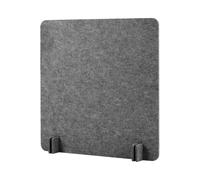 Ioensy Cloison Acoustique pour Bureaux, Cabine, Panneau de Confidentialité pour Salles de Classe, Accueil Des étudiants, écoles, Carré Gris Foncé