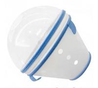 Ioensy Collier Industriel Col Élisabéthain Chien Chat Collerette Cône Protection Plastique Transparent Léger pour Limiter Léchage et Mordillement et Protéger, Bleu Ciel, S