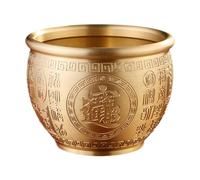 Ioensy Coupe Chinoise à Trésors, Bol à Tirage D'argent, Centre de Table, Coupe En Forme de Corne D'abondance, Décoration Feng Shui pour Bureau, Style B