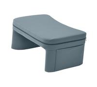 Ioensy Coussin de Lecture Multifonction En Mousse à Mémoire de Forme, Accoudoir Ergonomique pour Table et établi, Bleu Gris