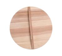 Ioensy Couvercle en Bois pour Casserole, Poêle, Wok, Ustensiles de Cuisine, 26cm