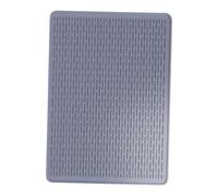 Ioensy Couvre Plaque Protège Plaque Cuisinière Tapis Égouttoir Cuisine Dessous de Plat En Silicone Flexible Supporte Haute Température Adapté pour Protection, Gris 71x50cm