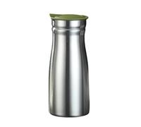 Ioensy Distributeur de Boissons En Acier Inoxydable Isolé sous Vide de 0,8 L, Idéal pour Les Mariages, Vert Sans Poignée