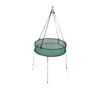 Ioensy Distributeur de Nourriture pour Oiseaux D'extérieur, Plateau pour Mangeoire, Version Améliorée Résistante Au Vent, Vert