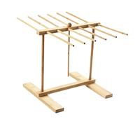 Ioensy Égouttoir à Pâtes En Bois, Support de Rangement pour Pâtes, Usage Domestique, Séchoir Compact, Facile à Déplacer, Accessoire de Cuisine