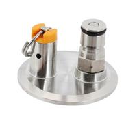 Ioensy Embout de Serrage avec Soupape de Sûreté et Robinet à Bille pour, Raccord de Bière, Professionnel, Accessoires de Rechange pour Bières Sèches