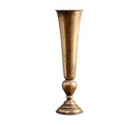 Ioensy En Métal Rétro Vase à Fleurs Métallique Texturé Support Décoratif pr Décoration Mariage, A2834