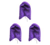 Ioensy Ensemble de 3 Couvertures pour Oiseaux, Chauffe-Oiseaux, Accessoire de Couchage Confortable pour Perroquet, Coussin de Nidification, Literie pour Conu, Violet