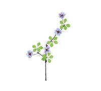 Ioensy Faux Végétal Tige Fleur Artificielle Branche Délicate Feuillage Réaliste Texture Douce Matériau Soie Souple Installation Rapide pour Décoration Maison Église Cérémonie , Violet