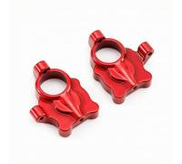 Ioensy Fusée Direction en Métal pour Voiture Radiocommandée Pièce Remplacement Châssis Axe Avant Composant Direction pour Modèles MN78 MN98 MN99S MN82 MN82S, Rouge