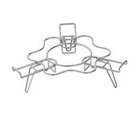 Ioensy Grille de Cuisson Vapeur, Grille de Refroidissement, Cuiseur Vapeur à œufs, Support de Cuisson en Acier Inoxydable pour Friteuse à Air Chaud, Four, Ma, 22x5.9 Cm