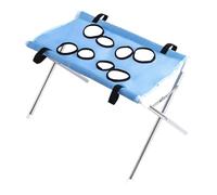 Ioensy Hamac pour Animaux de Compagnie avec Harnais de Suspension à Huit Trous, Idéal pour Les Magasins, Les Salles de Bain et, Bleu