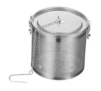 Ioensy Infuseur à Thé En Acier Inoxydable avec Couvercle, Petit Infuseur à Café avec Crochet à Chaînette, Multi-usages et Réutilisable, L