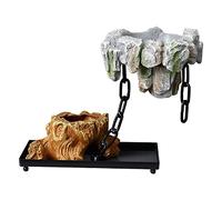 Ioensy Jardinière Décorative Originale pour Bonsaï, Panier à Fleurs, Pot de Fleurs pour Bureau, Maison, Pelouse Extérieure, Cadeau de Noël, Style B Gris Clair