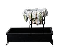 Ioensy Jardinière Décorative Originale pour Bonsaï, Panier à Fleurs, Pot de Fleurs pour Bureau, Maison, Pelouse Extérieure, Cadeau de Noël, Style D Gris Clair