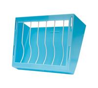 Ioensy Lapin - Mangeoire - Étagère d'alimentation - Accessoires pour Abri, Réduction des Déchets pour Cobayes, Bleu