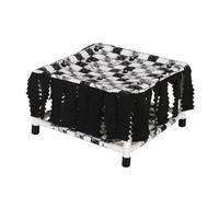 Ioensy Lit Double Couche pour Cobayes, Tunnel pour Cobayes, Habitat Intérieur Spacieux, Nid pour Petits Animaux de Compagnie, Nid pour Lapins et Hamsters, Noir