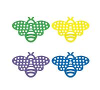 Ioensy Lot de 4 Accessoires de Jardin Flottants : Arrosoir, Surface D'atterrissage pour Papillons, Mousse Légère et Facile à Nettoyer, Adaptée à Tous Les, 4 Couleurs