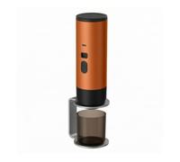 Ioensy Machine à Portable Compatible Capsules Machine à Café Portable USB-C Cafetière Déplacement pour Voyageurs, Nomades, Camping, Bureau, Voiture, Orange, Standard