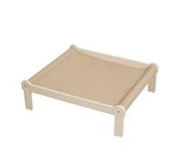 Ioensy Meuble pour Chat Coussin Planche à Griffes Surélevée pour Protéger Les Canapés Offrir Un Refuge, 58CM