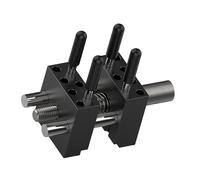 Ioensy Mini étau D'établi Réglable, Facile à Utiliser, Portable et Pratique, avec 4 Tiges Métalliques pour Montres, Maquettes et Petits Appareils.