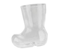 Ioensy Mug à Bière En Verre Borosilicate de Haute Qualité, 380 Ml, En Forme de Botte, Idéal pour Les Boissons Froides, Les Fêtes et La Maison. Parfait pour L