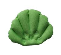 Ioensy Oreiller de Bain Gonflable à Ventouses, Forme Coquillage, Doux et Confortable. Accessoire de Bain et Oreiller de Soutien pour La Nuque, Idéal pour La