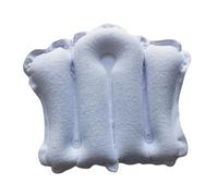 Ioensy Oreiller de Bain Gonflable, Coussin de Baignoire, Repose-tête pour Baignoire Spa, Soutien de La Nuque et Des épaules, Accessoires de Salle de Bain Pou, Blanc