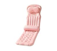 Ioensy Oreiller de Bain Intégral pour Baignoire avec Ventouses, Multifonctionnel et Confortable, pour La Maison, Rose