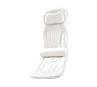 Ioensy Oreiller de Bain Intégral pour Baignoire avec Ventouses, Multifonctionnel et Confortable, pour La Maison, Blanc