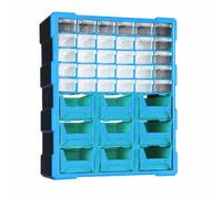 Ioensy Organiseur Élémen Compartimen v Robuste Armoire à Tiroirs Traparen Compact Casi à Compartimen pr, Garage, Blue Sg003 39