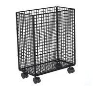 Ioensy Panier de Rangement à roulettes pour Tapis de, Support pour Haltères, Kettlebells et Blocs de