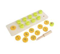 Ioensy Peg Number Boards Comptage Peg Board Ten Frame Math Manipulatives for Coordination