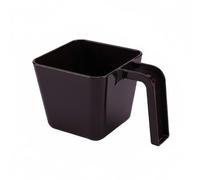 Ioensy Pelle de Mesure en Matériau Composite Pelle Doseuse Cuillère Doseuse Louche à Portionner Godet Carré pour Portions Régulières Poignée Confortable en, Marron, 590ML