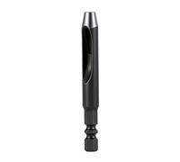 Ioensy Perforateur Électrique pour Cuir Outil Foret Emporte-pièce Accessoire pour Perceuse Coupe Propre Évacuation des Copeaux Compatibilité Large Adapté aux, 10MM