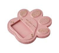 Ioensy Pierre Commémorative pour Animaux Marqueur de Tombe pour Chien Stèle pour Chat en Ciment Solide Approprié pour Honorer La Mémoire D, Rose