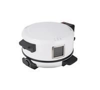 Ioensy Pizza Maker Machine Gril Pizza Poêle Électrique Plateau Large Commande de Température Anti-dérapant Dissipateur de Chaleur Adapté à La Cuisine Familia, Blanc