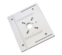 Ioensy Plaque D'insertion pour Table de Défonceuse, Affleureuse, Rabattable, Plaque B