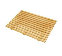 Ioensy Plateau Rectangulaire Naturel | Structure Plane, Plateau Présentation en Bois, Robuste, pr Comptoir, Cafés, 50x30x2cm