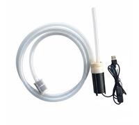 Ioensy Pompe à Vin Électrique Pompe Siphon Distributeur Système Anti-sédiments Débit 15 L/min Commande Simple sur Cordon Adaptateurs Adaptée à Embouteillage, Array, Blanc Tube De 1,5 Mètre